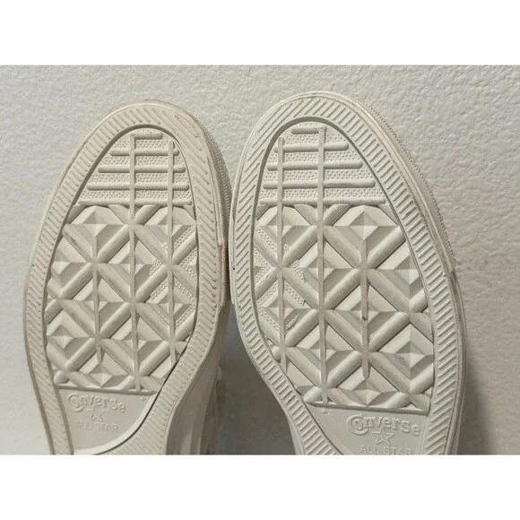 Converse Chuck Taylor All-Star Low Top Beige Suede Mens Sz 8 Womens 10 NEW - Picture 11 of 13